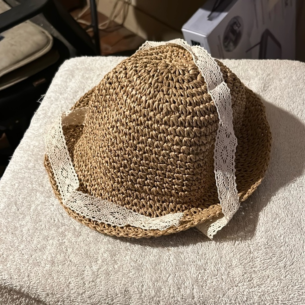 Woven sun hat